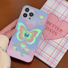 Funda para iPhone con diseño de mariposa "Be Mine"