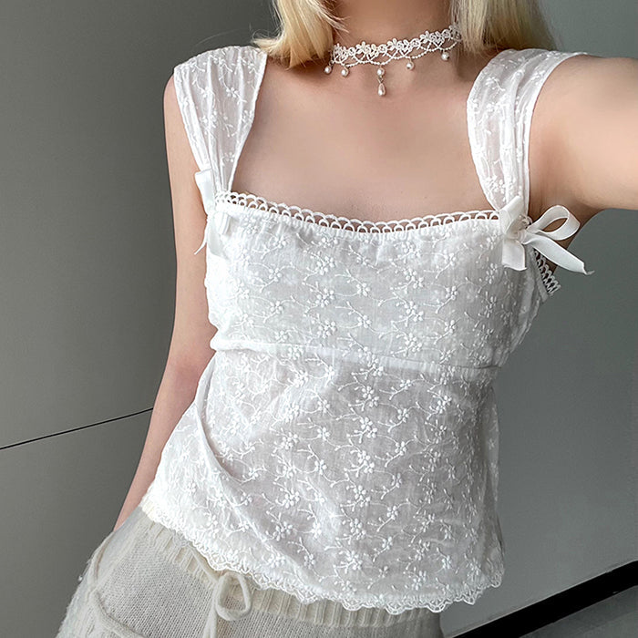 Coquette Aesthetic Lace Top