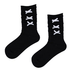 Calcetines con lazos estéticos Coquette