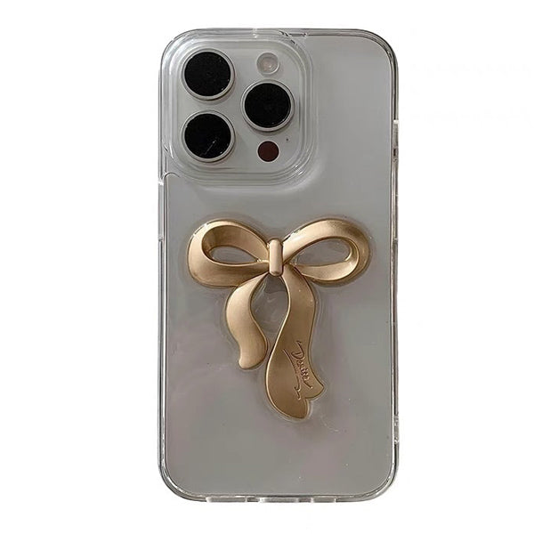 Coquette Metal Bow iPhone Case