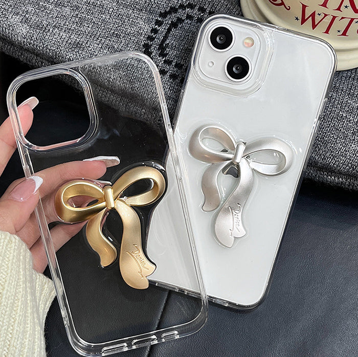 Coquette Metal Bow iPhone Case