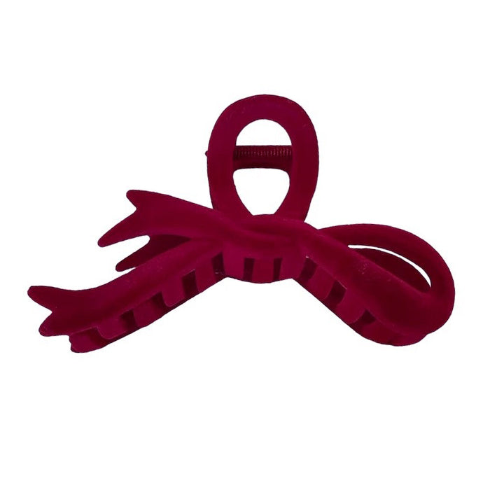 Coquette Velvet Bow Hair Claw