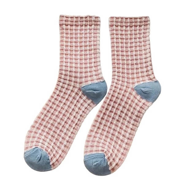 Cozy Up Plaid Socks