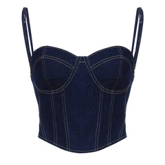 Y2K Denim Corset