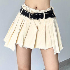 Distressed Mini Skirt