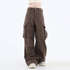 Pantalones cargo marrones de Downtown Girl