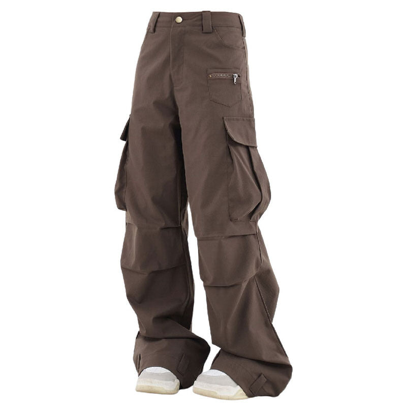 Downtown Girl Brown Cargo Pants