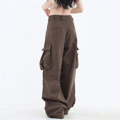 Pantalones cargo marrones de Downtown Girl