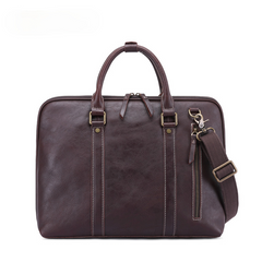 Retro Leather Business BriefCase