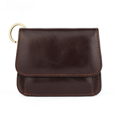 Women Foldable Zippered Leather Wallet