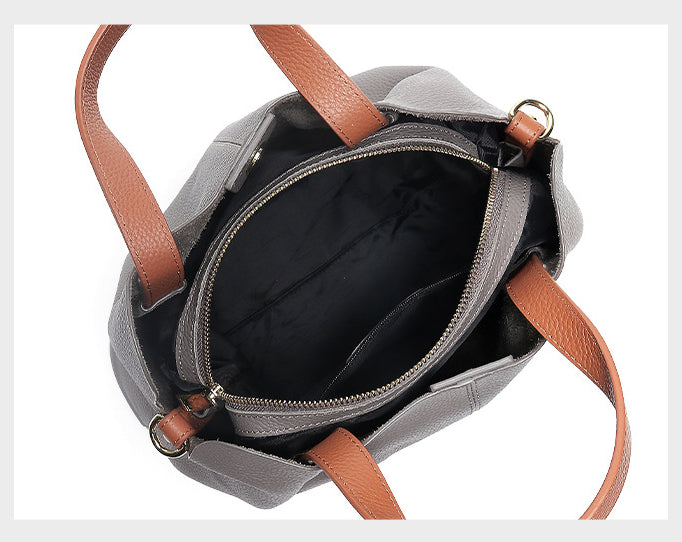 Bolsos de mano de piel de vaca