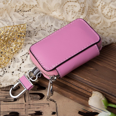 Leather Transparent Zipper Car Case