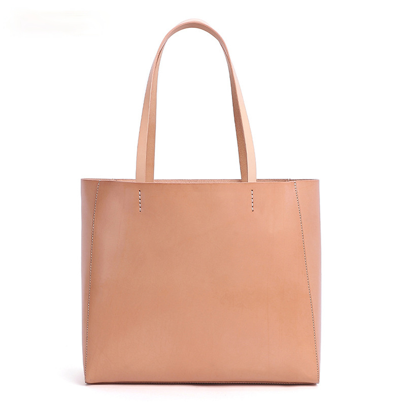 Women Leather Big Capacity Tote Handbag W8753