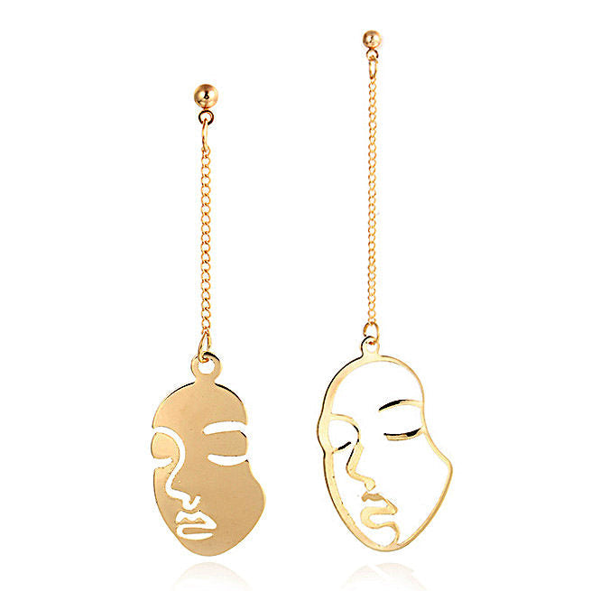 Face Outline Earrings