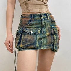 Falda cargo grunge de hadas