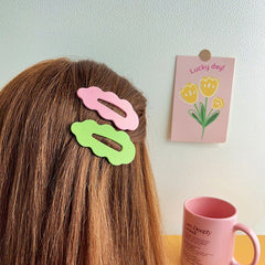 Pinzas para el cabello con diseño de flores lindas