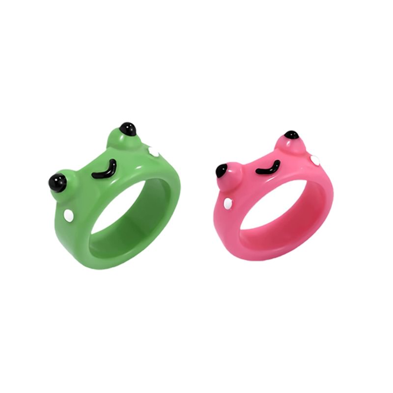 Froschpaar Ringe Set