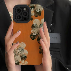 Funda para iPhone con flor de gardenia