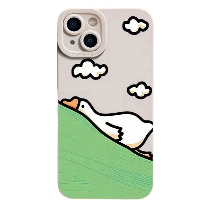 Funda para iPhone con diseño de ganso