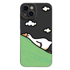 Funda para iPhone con diseño de ganso