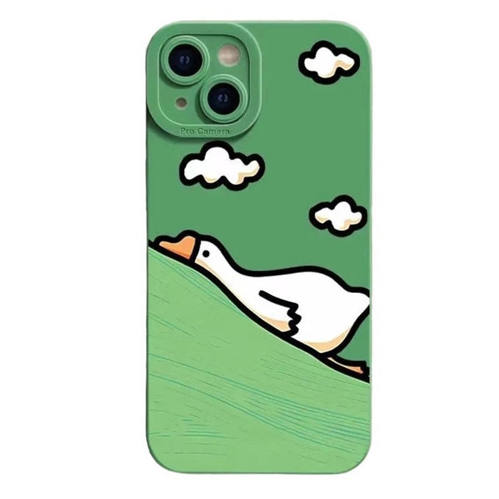 Funda para iPhone con diseño de ganso