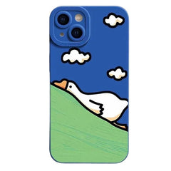 Funda para iPhone con diseño de ganso