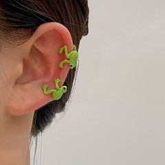 Frosch Ohrclips 2er Set