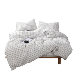 Grid Bedding Set