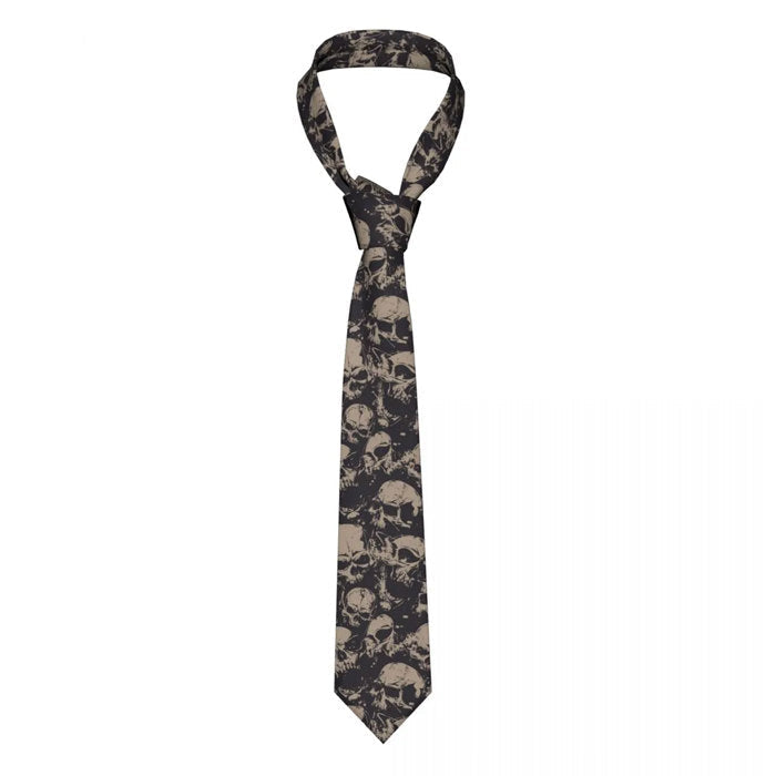 Grunge Skull Tie