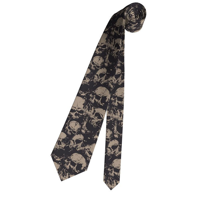 Grunge Skull Tie