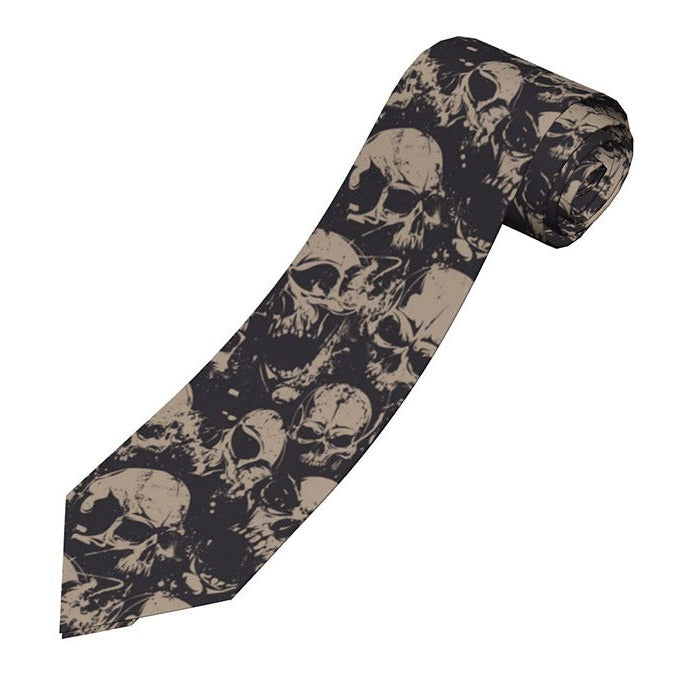 Grunge Skull Tie