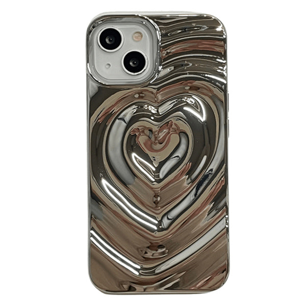 Funda para iPhone con corazón 3D