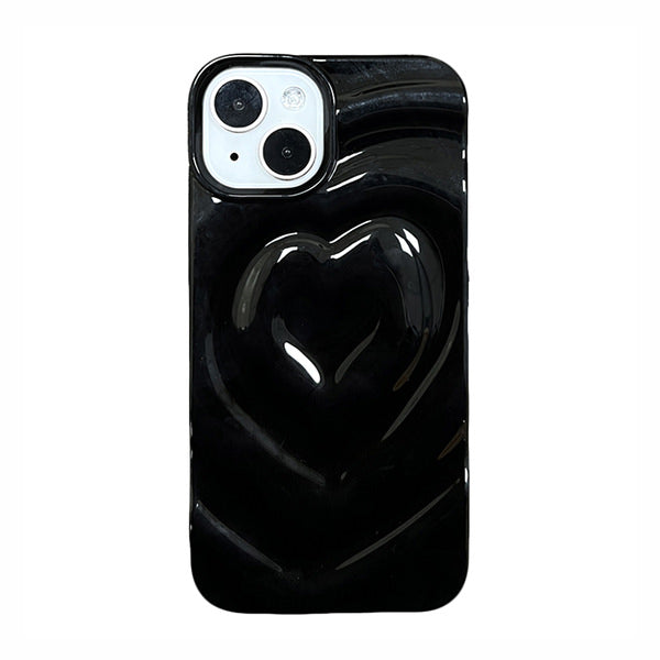 Funda para iPhone con corazón 3D