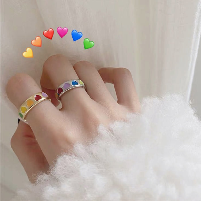 Anillo de corazón mágico de amor 