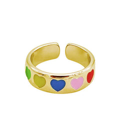 Anillo de corazón mágico de amor 