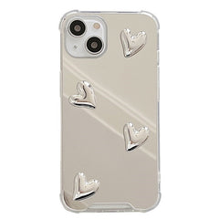 Funda para iPhone con espejo de corazones