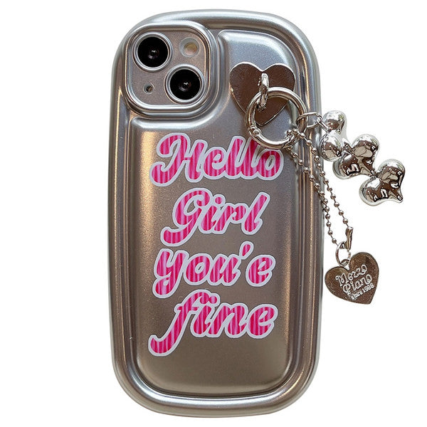 Funda para iPhone Hello Girl