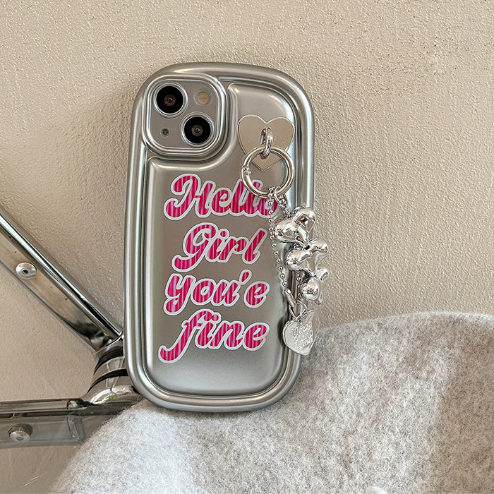 Funda para iPhone Hello Girl