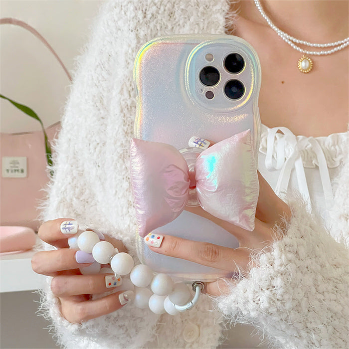 Funda para iPhone con lazo holográfico