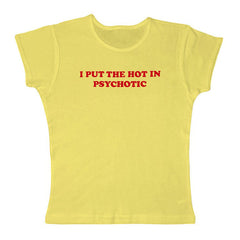 Psychotisches kurzes T-Shirt