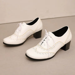 Two-Tone Leather Shoes