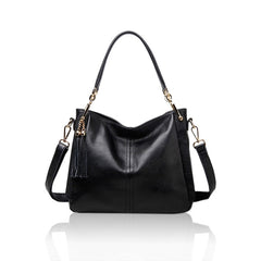 Fashion Tassel Women Leather Shoulder Handbags