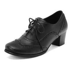 Two-Tone Leather Shoes