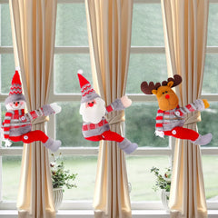 Christmas Doll Clasp Window Display