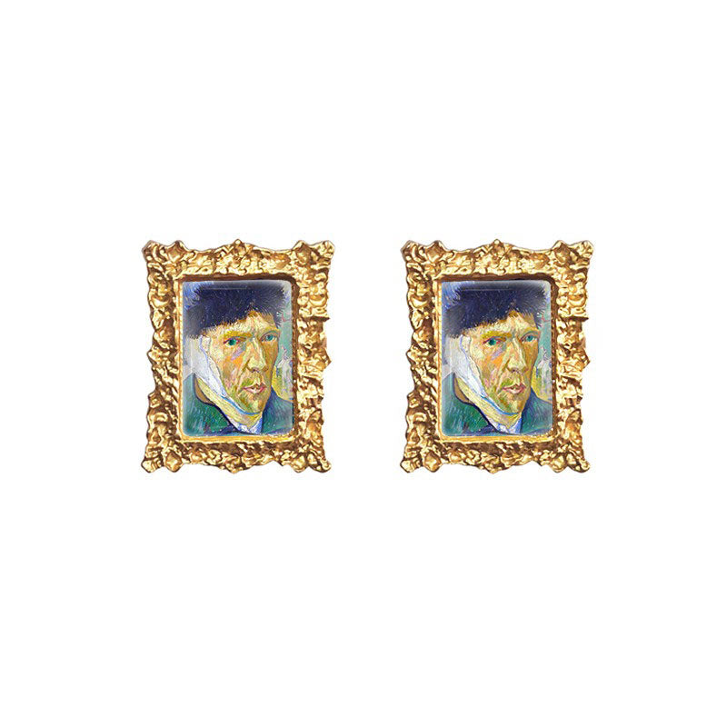 Oil Painting Impressionism Earrings