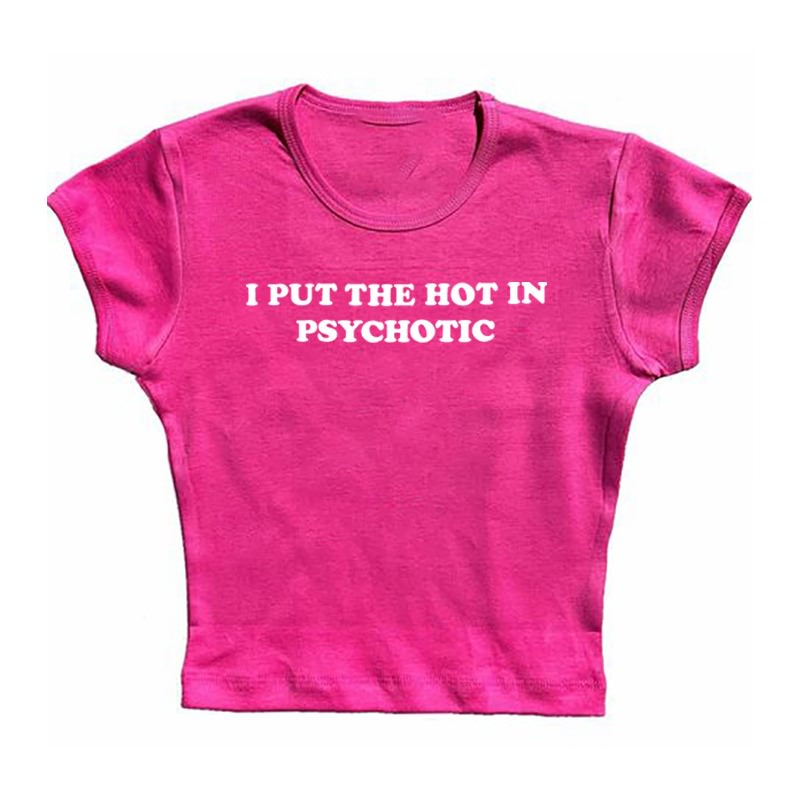 Psychotisches kurzes T-Shirt