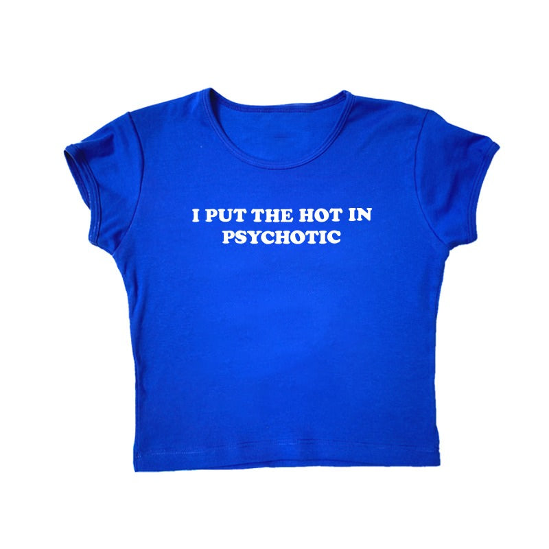 Psychotisches kurzes T-Shirt