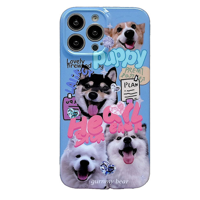 Funda para iPhone con adorables mascotas