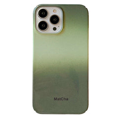 Funda para iPhone con té matcha y leche