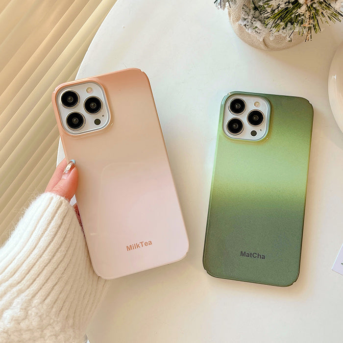 Matcha & Milktea iPhone Case